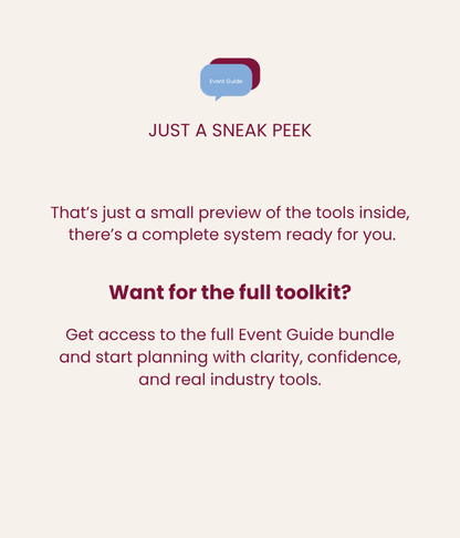 ⭐  Corporate Event Planning Toolkit Bundle