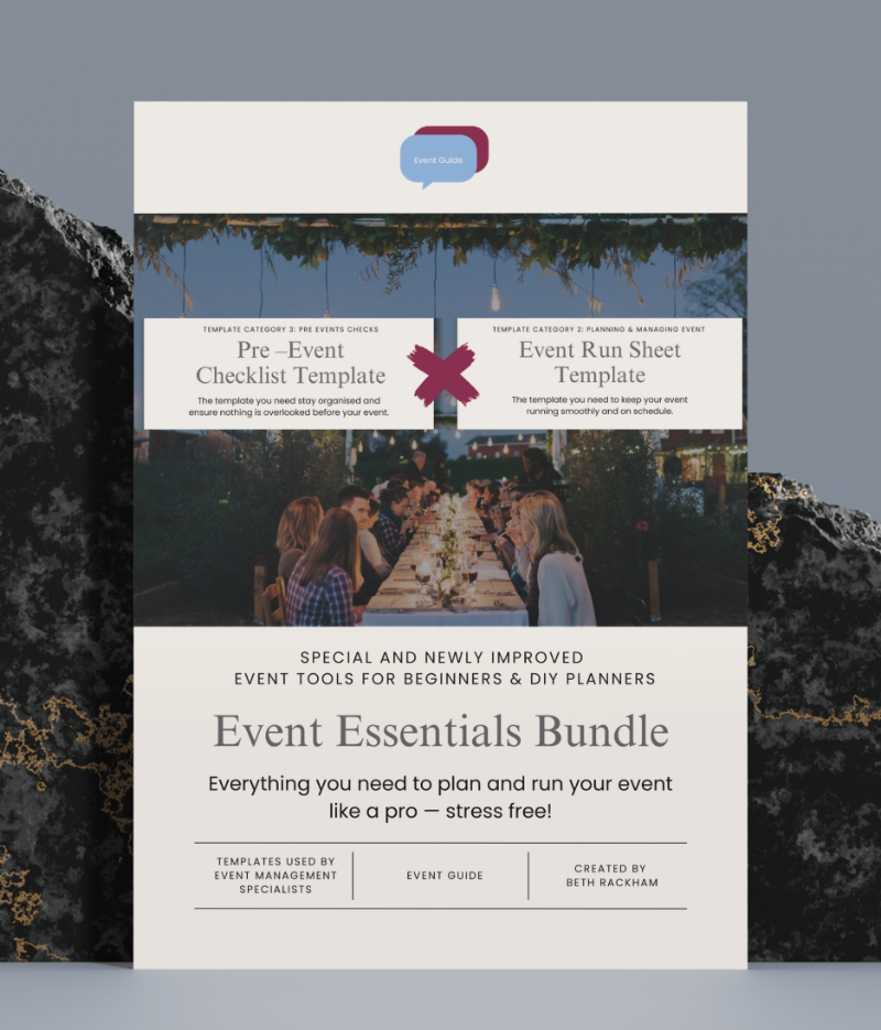 ⭐ Event Essentials Bundle For Beginners & DIY Planners