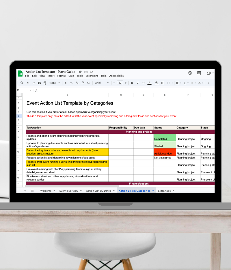 ⭐  Corporate Event Planning Toolkit Bundle