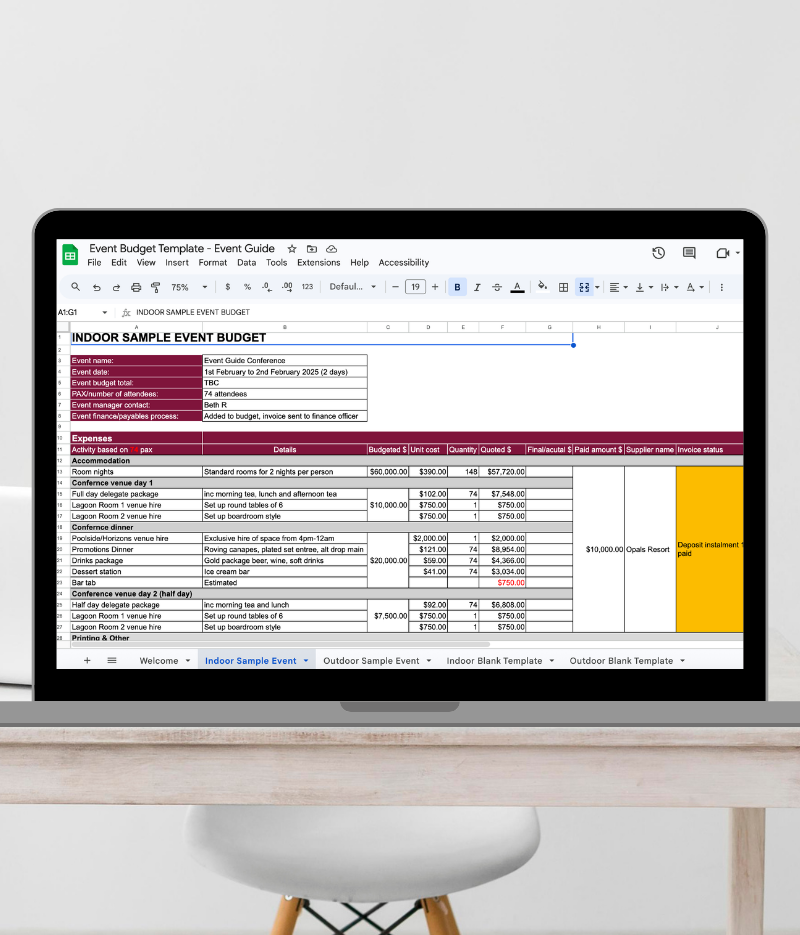 ⭐  Corporate Event Planning Toolkit Bundle