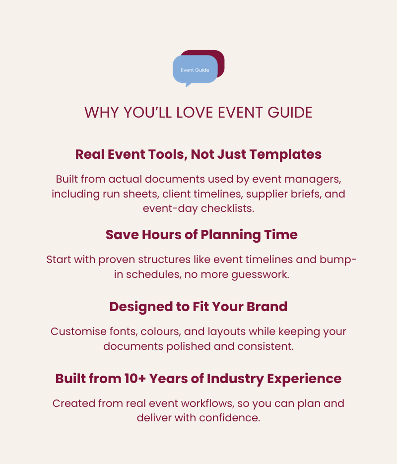 ⭐  Corporate Event Planning Toolkit Bundle