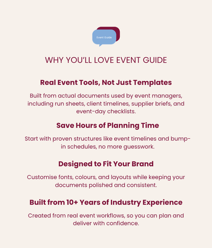 ⭐  Corporate Event Planning Toolkit Bundle