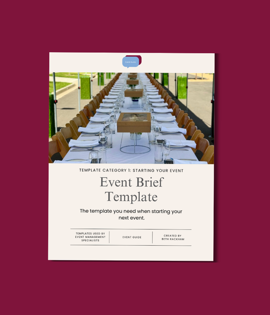 Event Brief Template (For starting your event)