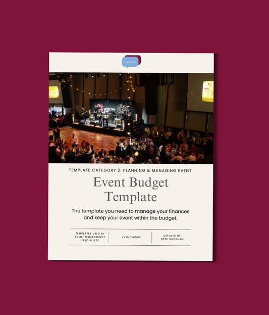 Event Budget Template (Manage Your Event Finances)