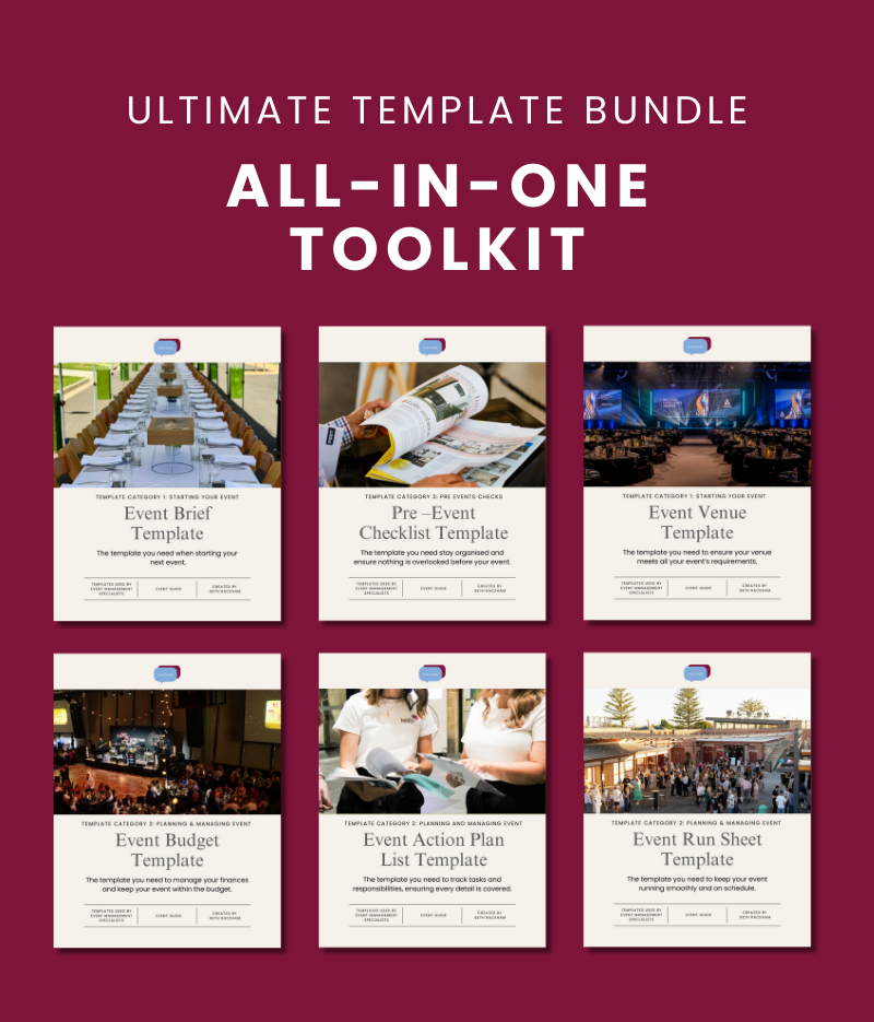 Ultimate Event Planning Template Bundle – All-in-One Toolkit for Seamless Event Management