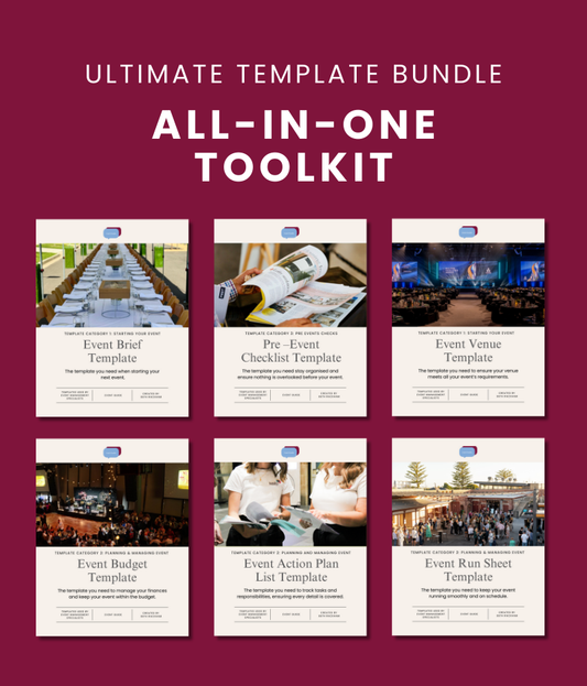 Ultimate Event Planning Template Bundle – All-in-One Toolkit for Seamless Event Management