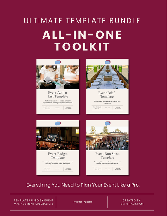 Ultimate Event Planning Template Bundle – All-in-One Toolkit for Seamless Event Management