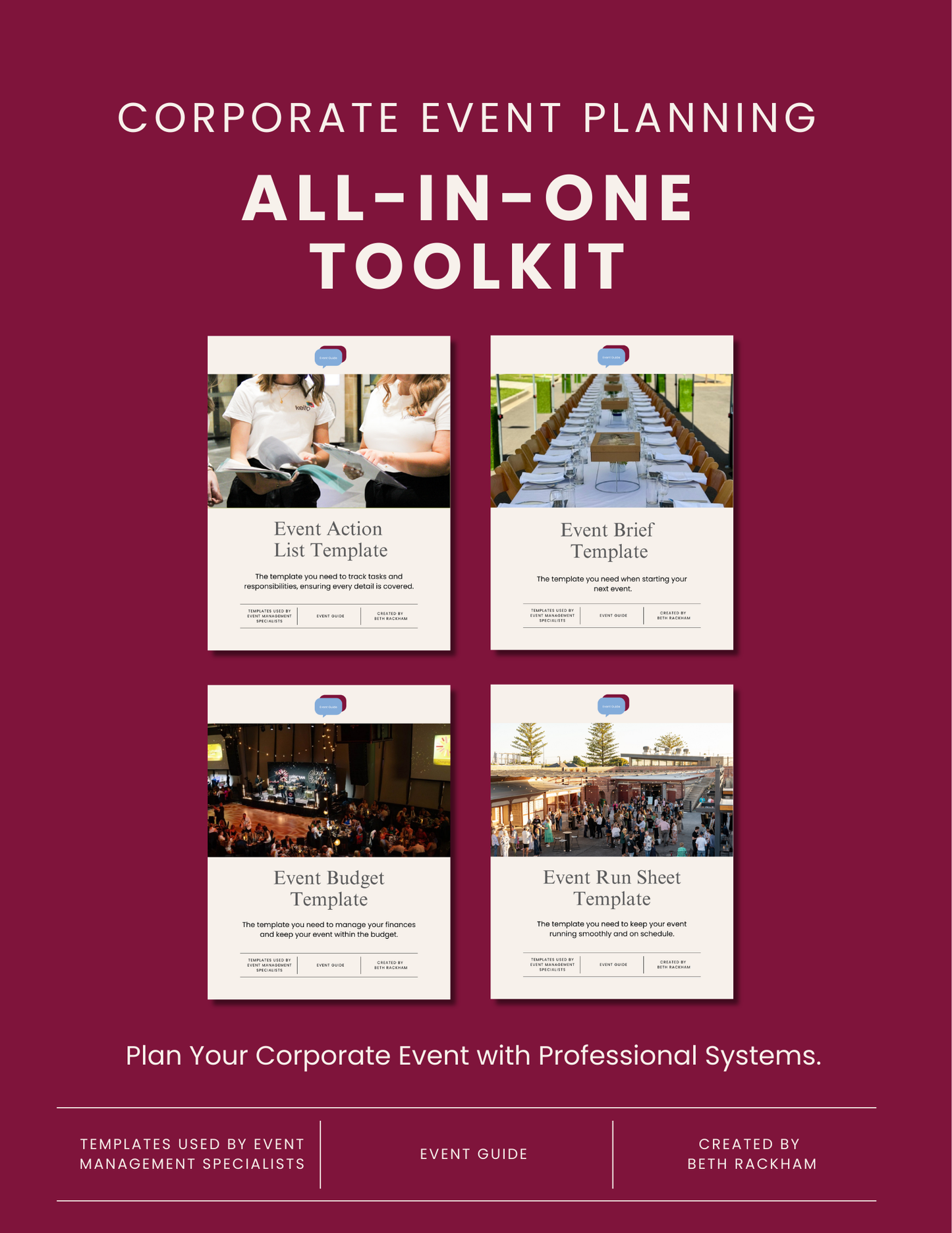 Corporate Event Planning Toolkit Bundle